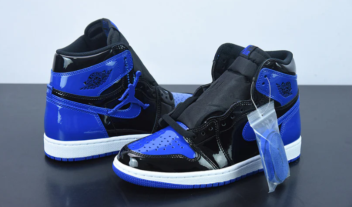  Perfectkicks Air Jordan 1 Retro High Royal Blue Black White ,555088-400