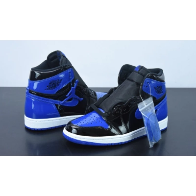  Perfectkicks Air Jordan 1 Retro High Royal Blue Black White ,555088-400 02
