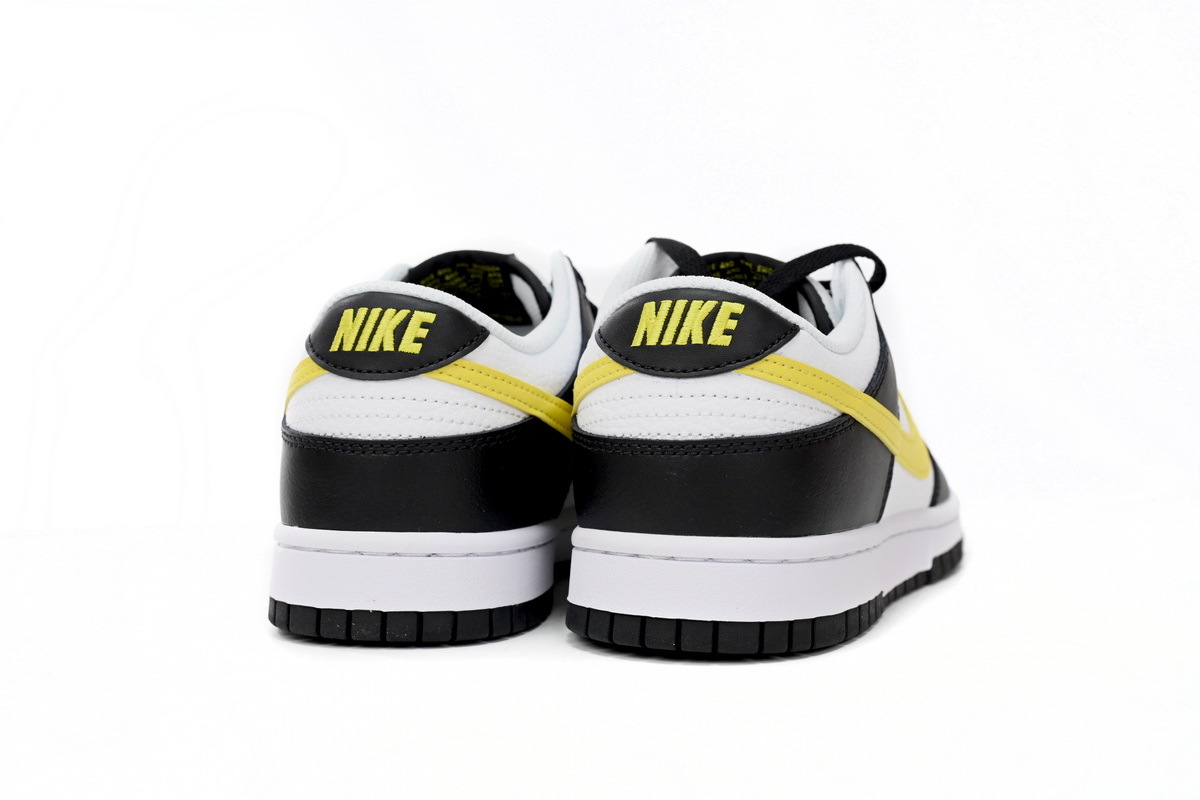  Perfectkicks Dunk Low Black, white, And Yellow, FQ2431-001