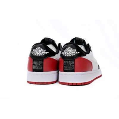  GET Jordan 1 Retro Low Slip Black Toe (Women's), AV3918-102 02