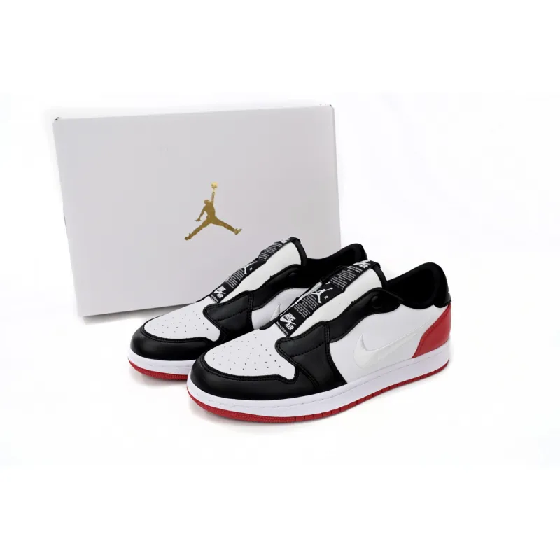 GET Jordan 1 Retro Low Slip Black Toe (Women's), AV3918-102