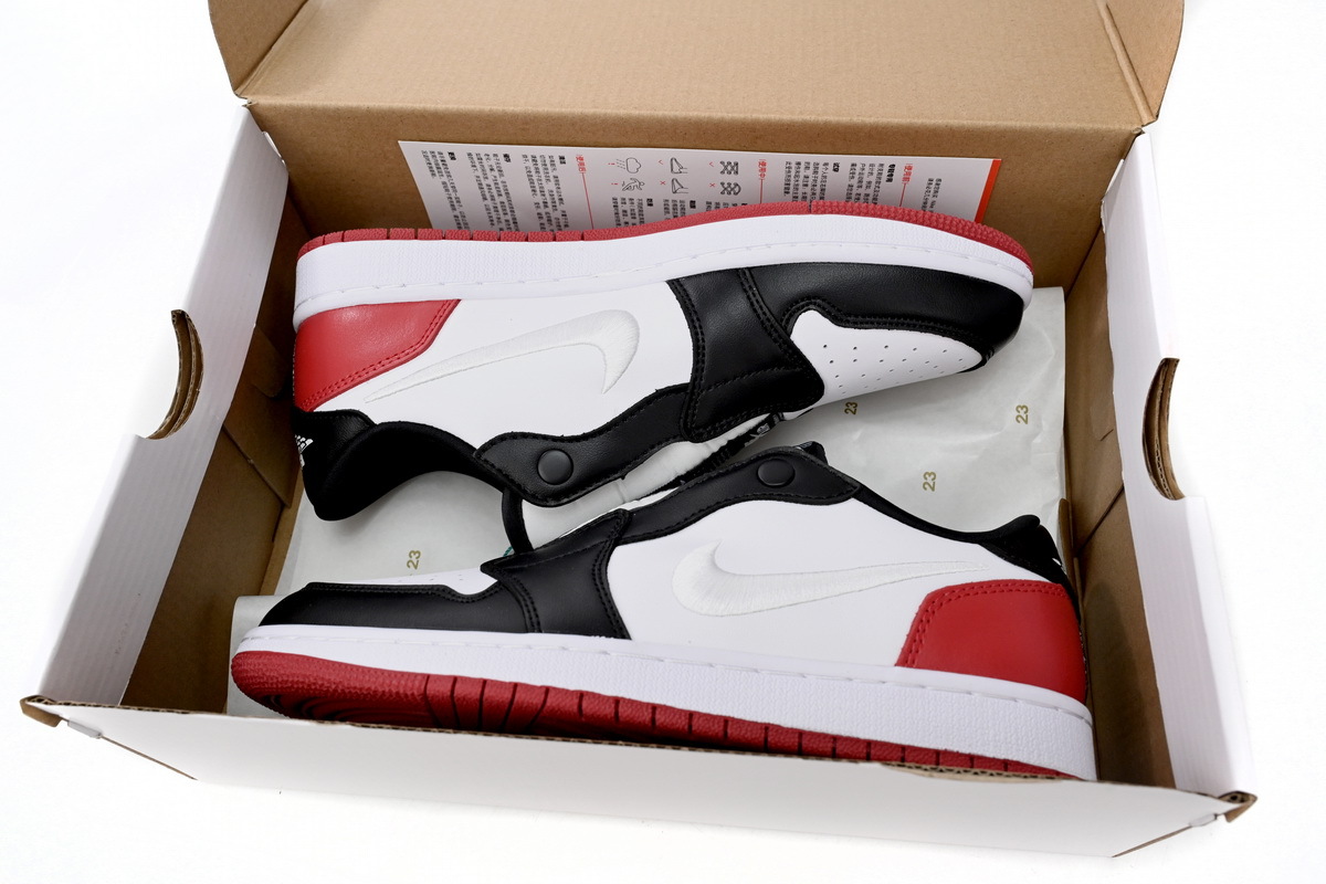  GET Jordan 1 Retro Low Slip Black Toe (Women's), AV3918-102