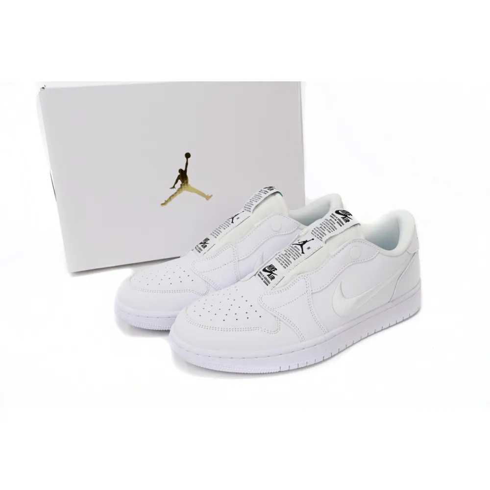 GET Jordan 1 Retro Low Slip White Black (Women's),AV3918-101