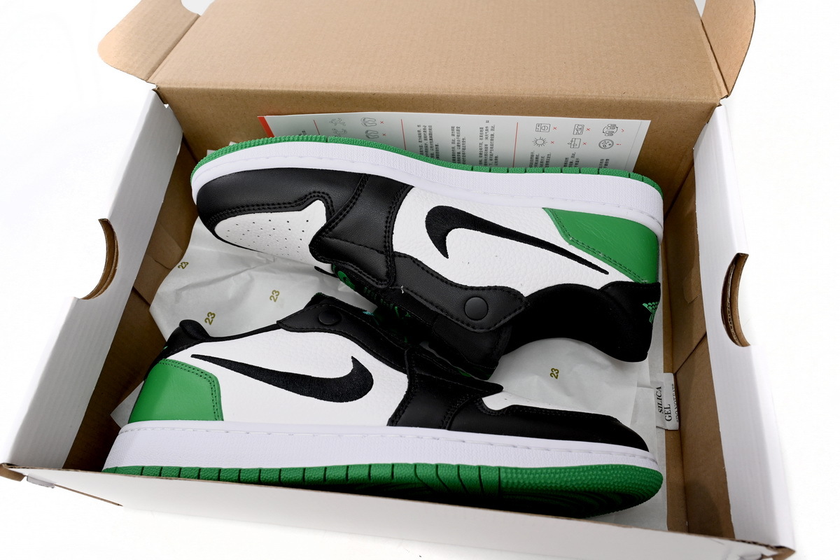  GET Jordan 1 Low Black Green,AV3918-228