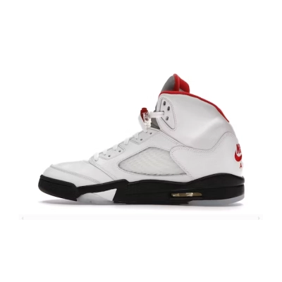  Perfectkicks Jordan 5 Retro Fire Red Silver Tongue (2020), DA1911-102 01