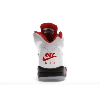  Perfectkicks Jordan 5 Retro Fire Red Silver Tongue (2020), DA1911-102 02