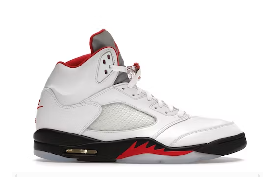  Perfectkicks Jordan 5 Retro Fire Red Silver Tongue (2020), DA1911-102