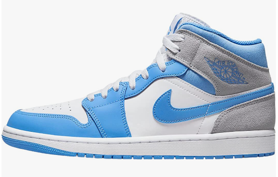  Perfectkicks  Jordan Air 1  Mid SE University Blue/Grey,DX9276 -100