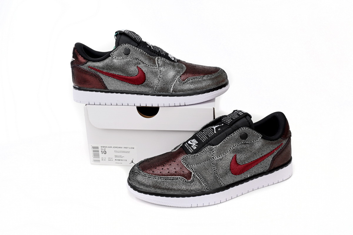  GET Jordan 1 Low Black Copper,AV3918-113