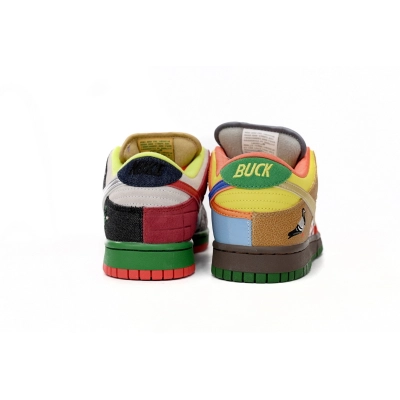  Perfectkicks Dunk Low "What the Dunk" Colorful Pigeon, 318403-141  02