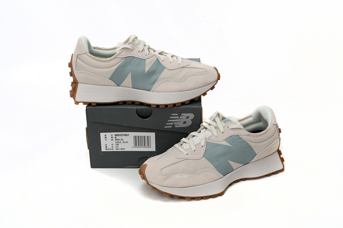  GET New Balance 327 Grey Azure,WS327HG1 