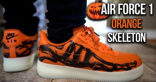  Perfectkicks Air Force 1 Low OrangeSkeleton Halloween(2020),CU8067-800