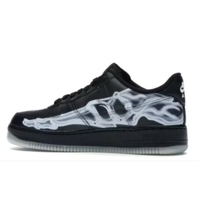  Perfectkicks Air Force 1 Low Black Skeleton Halloween (2019), BQ7541 001 01