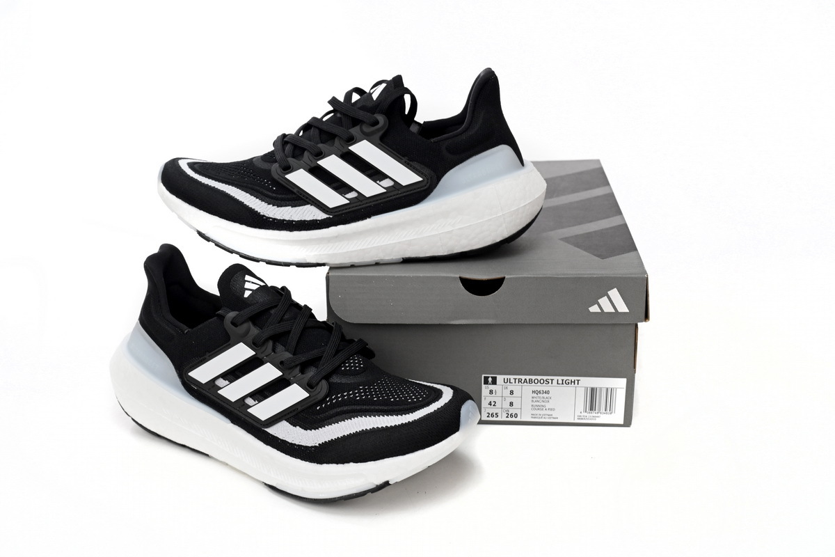  GET Ultra Boost 2023 LIGHT Black And White, HQ6340