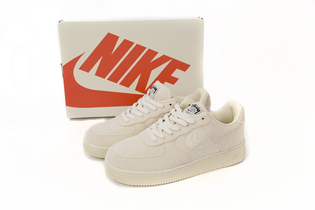  GET Air Force 1 Low Stussy Fossil, CZ9084-200