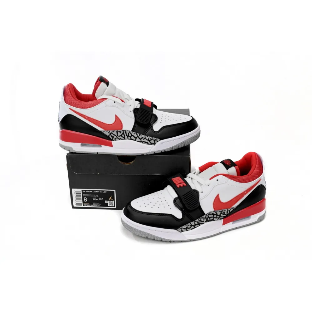 GET Jordan Legacy 312 Low Fire Red,CD7069-160