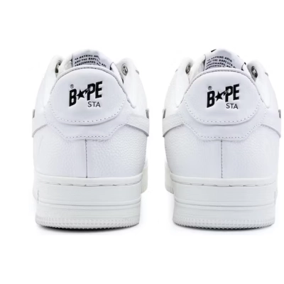 GET A Bathing Ape Bape Sta Triple White,1J30-291-013/1J30-191-013/001FWJ301013I- 02