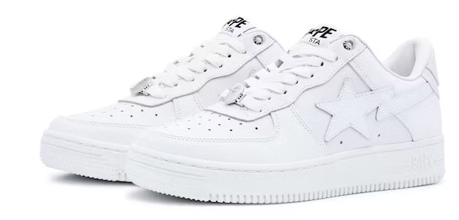 Get A Bathing Ape Bape Sta Triple White,1H70-191-006