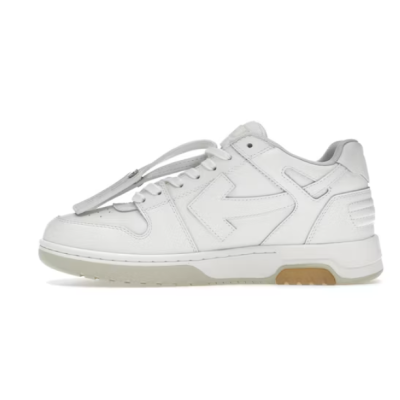 PK OFF-WHITE Out Of Office OOO Low Tops For Walking White Black,OMIA189R21LEA0020101  01