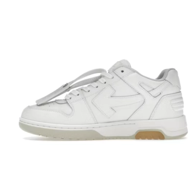  Perfectkicks OFF-WHITE Out Of Office OOO Low Tops For Walking White Black,OMIA189R21LEA0020101  01