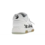 PK OFF-WHITE Out Of Office OOO Low Tops For Walking White Black,OMIA189R21LEA0020101 