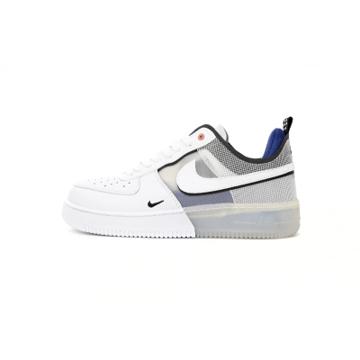  GET Air Force 1 Low React Split White Photo Blue, DH7615-101 01