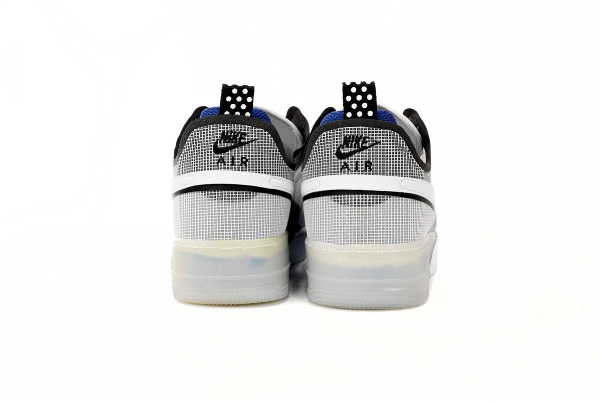  GET Air Force 1 Low React Split White Photo Blue, DH7615-101
