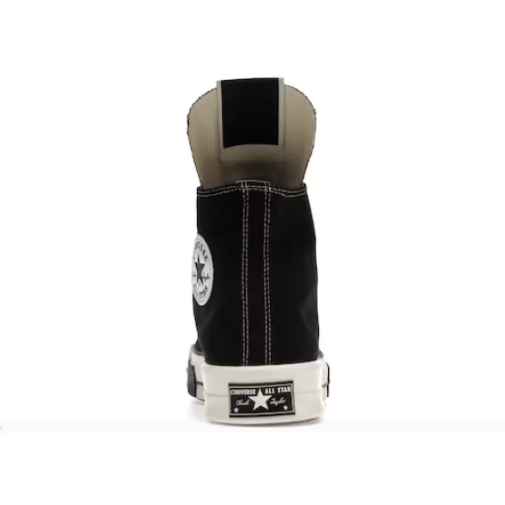  GET Converse DRKSTAR Hi Rick Owens DRKSHDW Black Egret,162050C