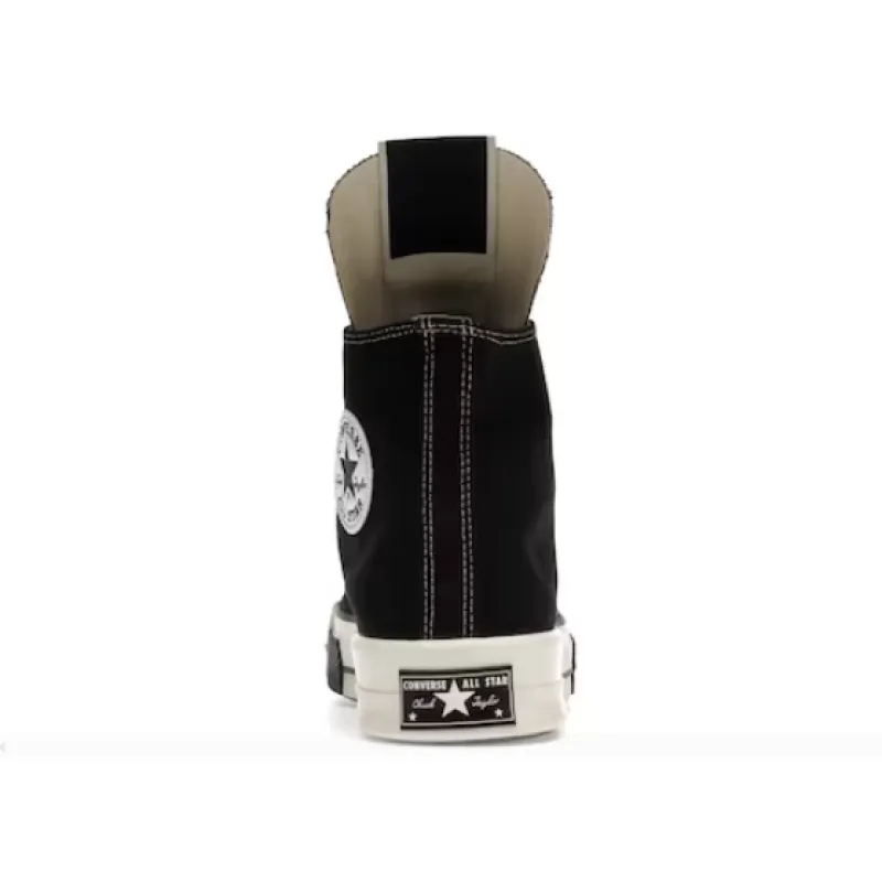  GET Converse DRKSTAR Hi Rick Owens DRKSHDW Black Egret,162050C