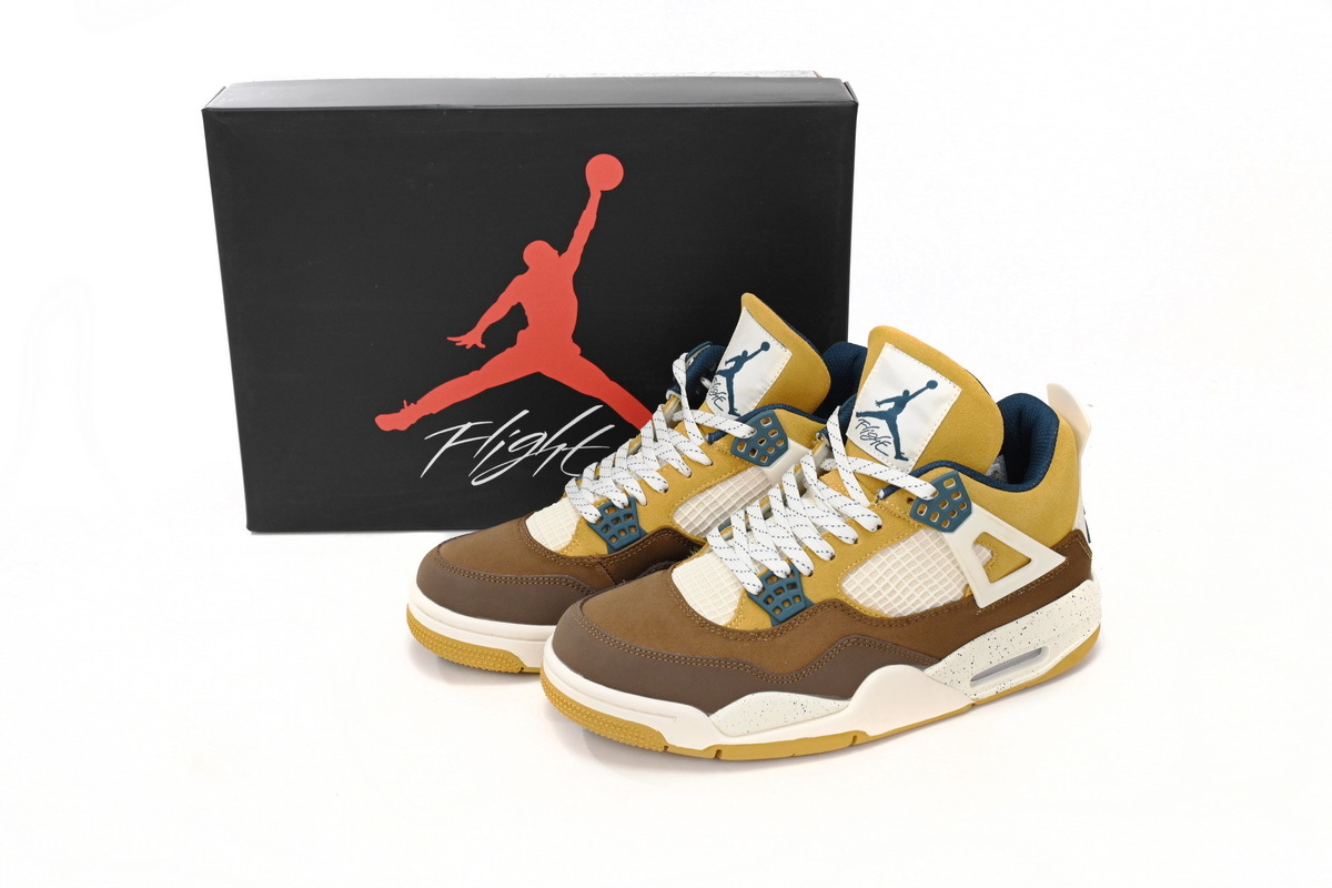  Perfectkicks  Air Jordan 4 "Cacao Wow" Brown White,FB2214-200