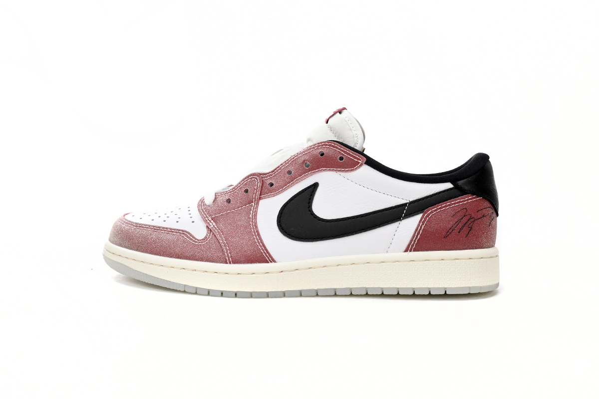  Perfectkicks Trophy Room x Air Jordan 1 Low OG Signa Ture,FN0432-017