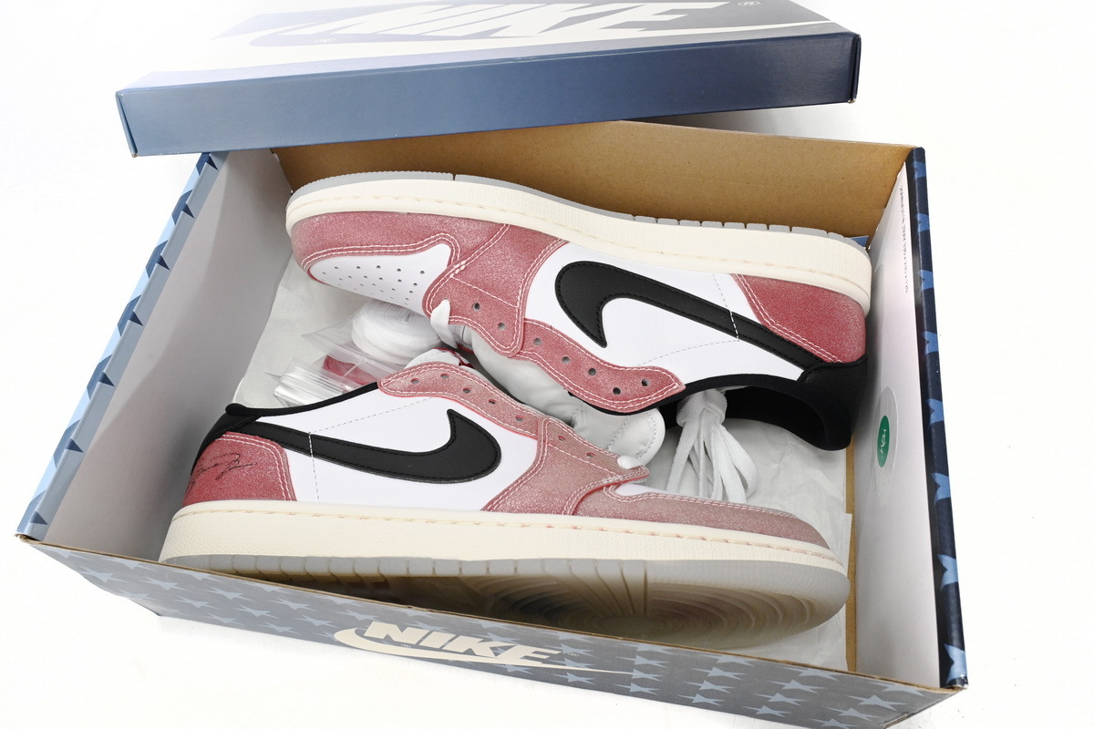  Perfectkicks Trophy Room x Air Jordan 1 Low OG Signa Ture,FN0432-017