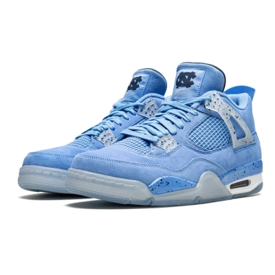  Perfectkicks Air Jordan 4 Retro NCAA PE - UNC, AJ4 904284  02