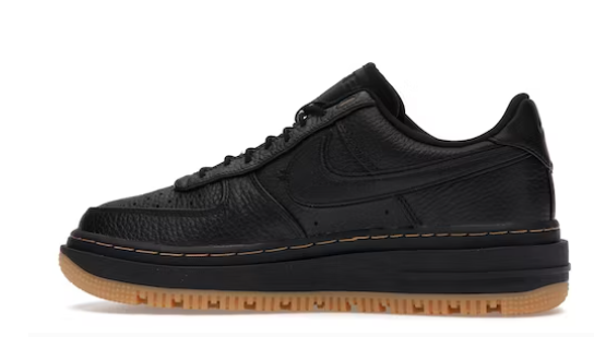  GET Air Force 1 Low Luxe Black Gum, DB4109-001