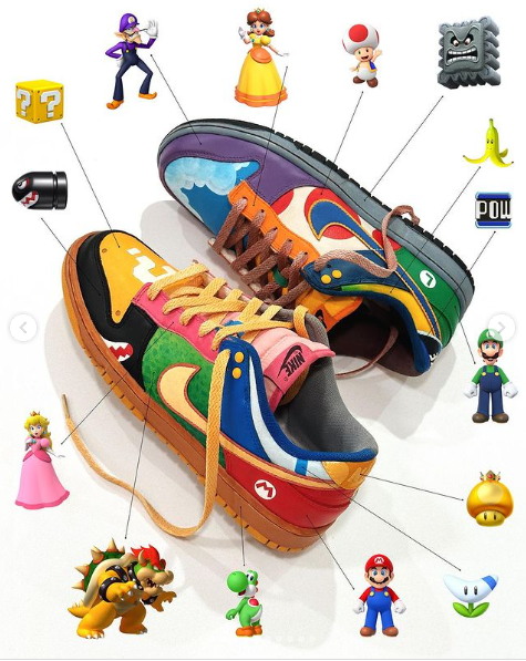  Perfectkicks Dunk Low Super Mario Bros,DH0952-100