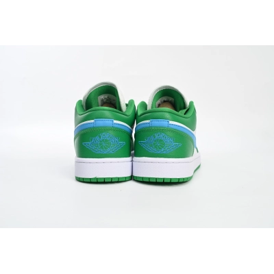  GET Jordan 1 Low Lucky Green Aquatone (Women's),DC0774-304 02