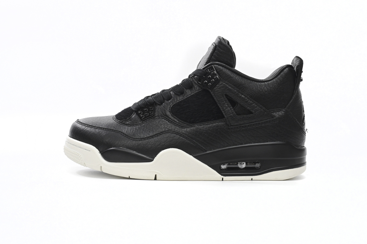  Perfectkicks Jordan 4 Retro Pony Hair Black, 819139-010