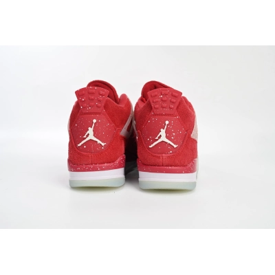  Perfectkicks Air Jordan 4 Retro Wine red ink splashing,904282 02