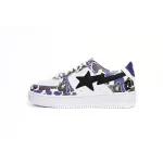 GET A Bathing Ape Bape Sta Low White Purple Color Spray,1J22 291 004