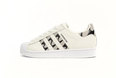 POP  Superstar Shoes White Co Branded Black And White,HP9779 01