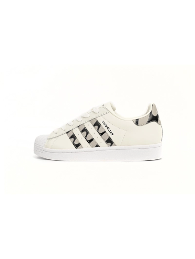 POP  Superstar Shoes White Co Branded Black And White,HP9779 01