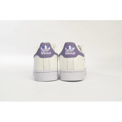  GET Superstar Shoes White New White Purple,HQ4288 02