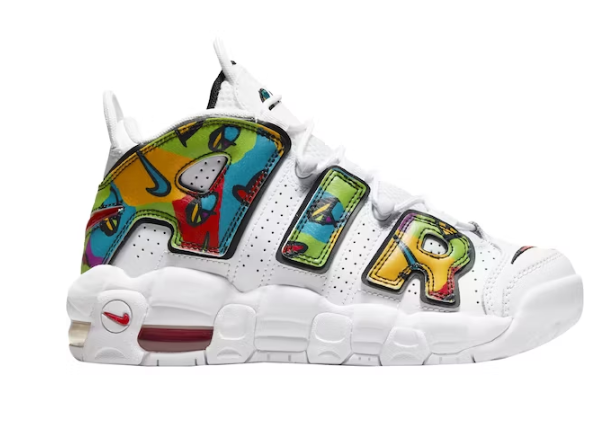  Perfectkicks Air More Uptempo Peace, Love, Swoosh (GS) , DM8155-100