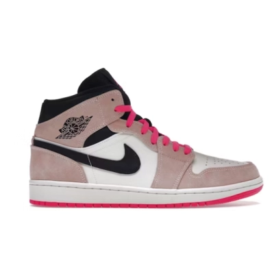  GET Jordan 1 Mid Crimson Tint, 852542-801 02