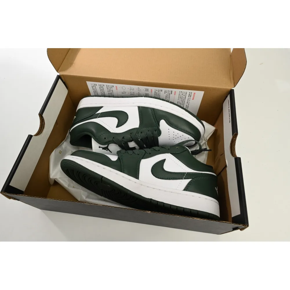 GET Jordan 1 Low Blackish Green,DC0774-113