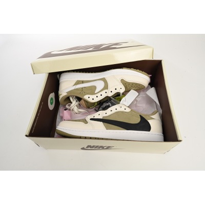 PK Travis Scott x Air Jordan 1 Low Golf Olive,FZ3124-200 02