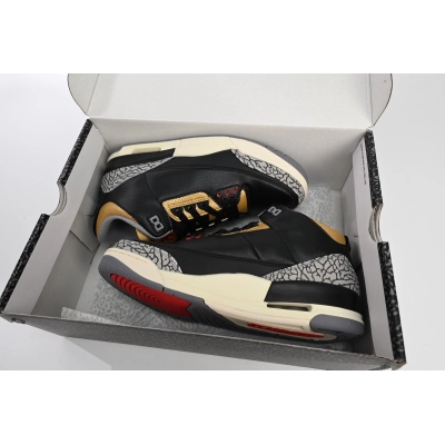  Perfectkicks Jordan 3 WMNS Black Gold, CK9246-067 02