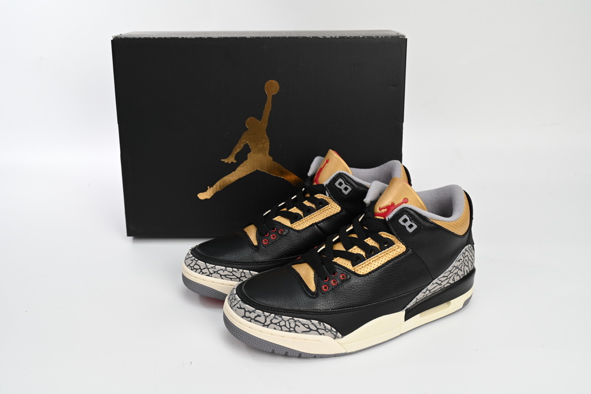  Perfectkicks Jordan 3 WMNS Black Gold, CK9246-067