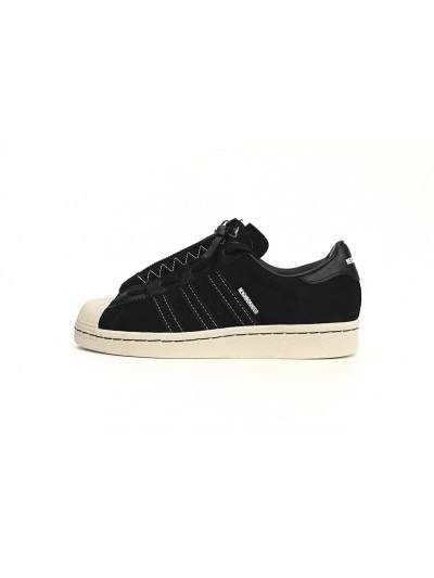 POP  Superstar Shoes White Black Co Branded Black And White, GX1400 01