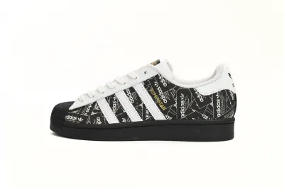 POP  Superstar Shoes White Black Black Bright White, FV2820 01